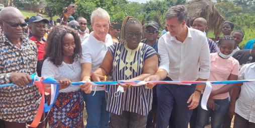 CUTTING OF THE RIBBON ON TRACK ONE